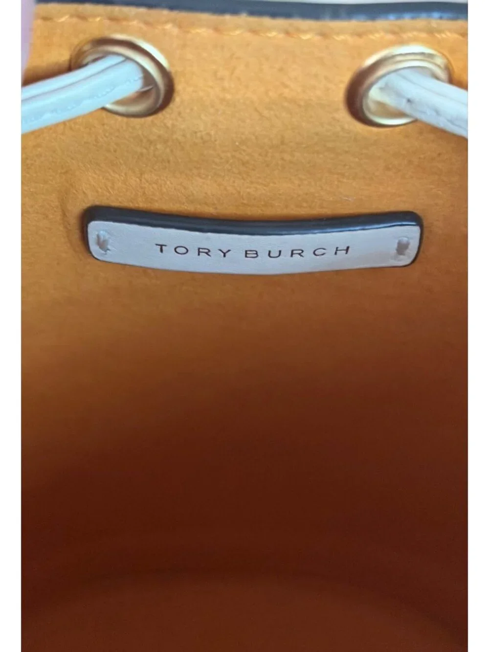 Tory Burch Colorblock Bucket Bag Multicolor Summer Crossbody Tote - Picture 7 of 15